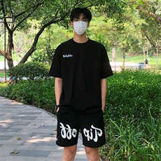 万针全刺绣工艺抖音得物高品质260克重磅纯棉双纱美式高街短袖T恤，男装T恤，电商A486