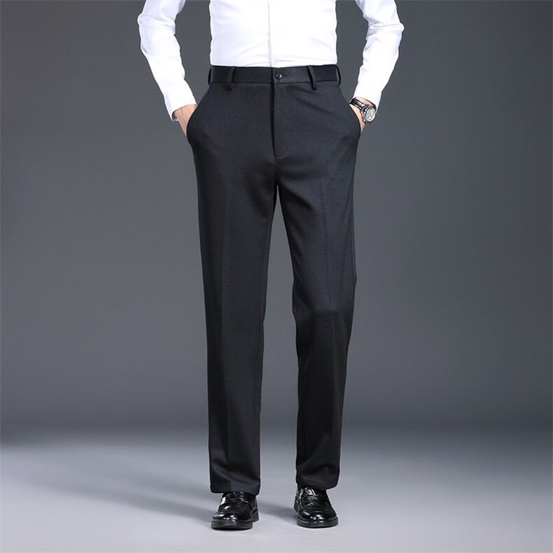 CD6706钱塘2020-2新款中老年男士商务休闲西裤宽松直筒长裤P95,男装休闲裤,钱塘207-2