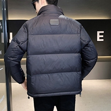 羽绒棉服男冬季潮牌保暖防寒高品质立领短款棉衣S99601-P145，男装棉衣，星座310B-3