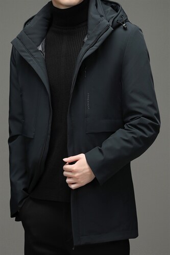 冬季男士商务休闲羽绒服中年男装连帽外套鸭绒上衣ZELD9826-P355，男装羽绒服，电商B212（原钱塘6029）