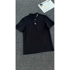 高品质刺绣碎花刺绣短袖T恤翻领Polo衫1078-特P40，男装T恤，电商D342