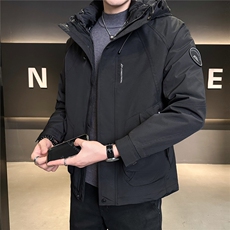 92805-M-4XL-P235标50绒三合一可拆卸内胆工装拼色羽绒服外套男，男装羽绒服，电商B255