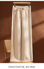 2025年秋季直筒型直筒裤长裤亮片加厚阔腿裤,女装休闲裤,玛莎羊绒, 2025年秋季直筒型直筒裤长裤亮片加厚阔腿裤,女装休闲裤,玛莎羊绒,