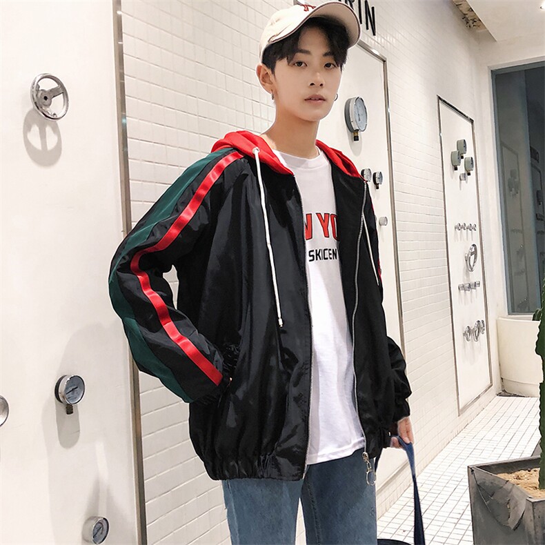 709-JK01-P6520年秋款港风薄款夹克衫情侣外套休闲连帽,男装夹克,星座709