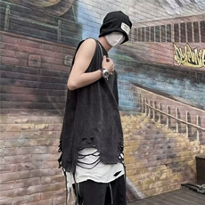 无袖背心男士夏季潮牌健身运动坎肩衣服打底T恤T5035P36，男装背心/马甲，星座1116-2