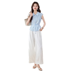时尚潮流2025年夏季两件套，女装套装/套裙，秀美人生
