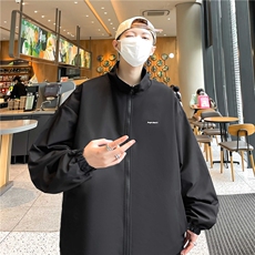 港风双面夹克闪光亮片夹克外套百搭拼色外套JK2616P60，男装夹克，电商A128