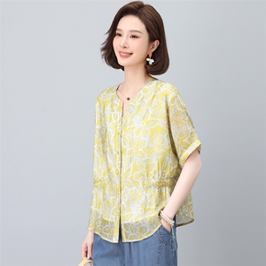 2025年夏装新款潮衬衫宽松显瘦韩版气质百搭衬衣女减龄图片