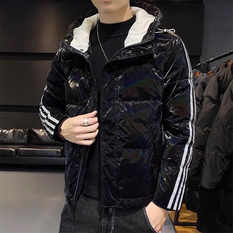 现货外贸侧飞图立领光板团体服班服宽松韩版情侣学生外套羽绒服,男装羽绒服,星座301D-5(原星座1415）