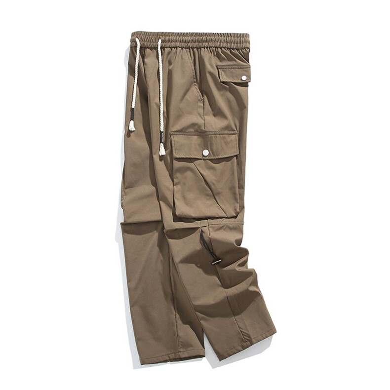 冲锋裤男防水户外春季休闲裤直筒工装运动裤A266-KZ830-P40加绒45，男装休闲裤，电商A266