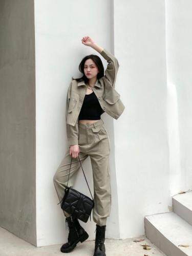 女神工装套装时尚潮流，女装职业装，G&F港孚