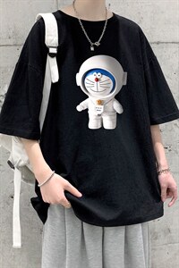 YT26233-P30 亚短袖t恤男大码五分袖男宽松七分袖 港风模特图片