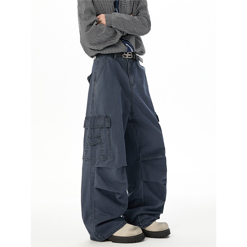 6143-秋冬现货高品褶位工装100棉休闲裤(P65X108)3，男装休闲裤，电商C315