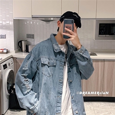 JK629-p70-限价98现货港风大码牛仔ins外套cityboy，女装短外套，星座116