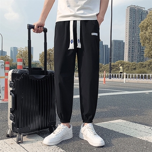夏季速干运动裤社会小伙痞帅束脚裤休闲九分裤 K2048/P50/控78图片