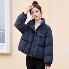现货时尚短款羽绒服女2025冬季新款加厚立领保暖90白鸭绒外套，女装羽绒服，姿衣坊