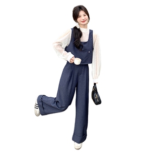 春装新款 大量现货！波点衬衫牛仔三件套2C133-8915-P175-K248图片