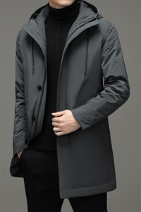 中年男士风衣羽绒服男装冬季休闲外套中年爸爸装YYYR6629972-P315图片