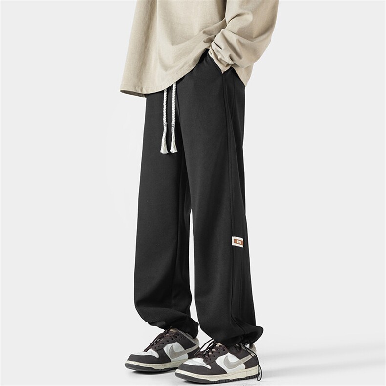 2025秋季新款无影墙大码贴标菠萝格长裤M-5XHK24265-特P35，男装休闲裤，电商A022