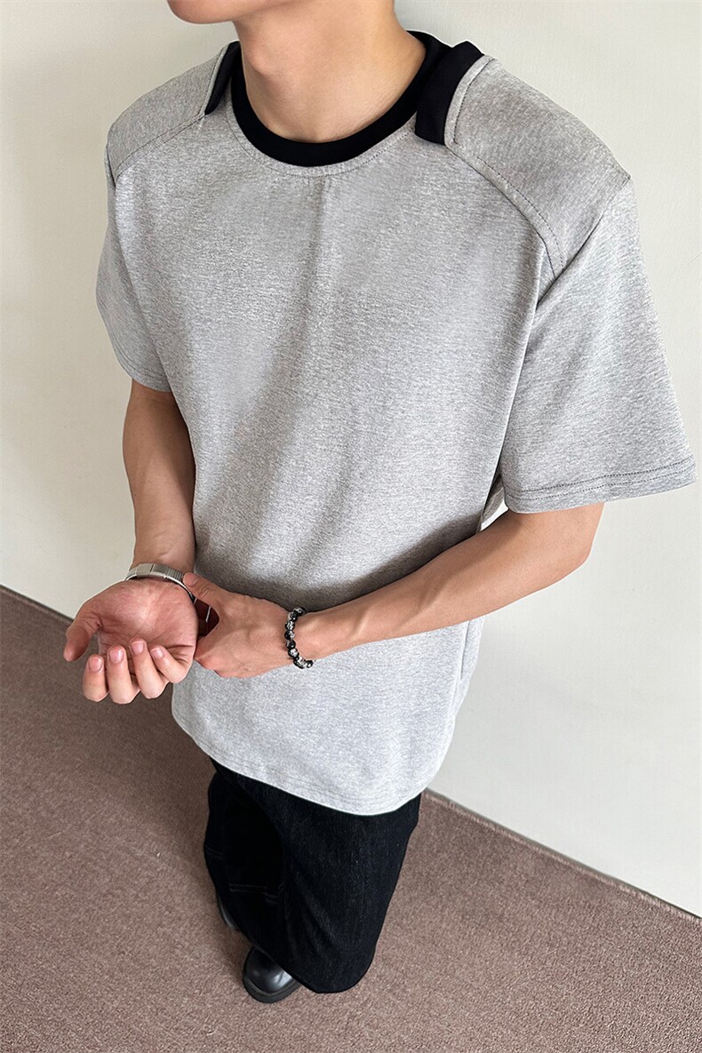 特P30无差价新款夏季潮流设计百搭短袖T恤-HT10297港风内景,男装T恤,电商A003