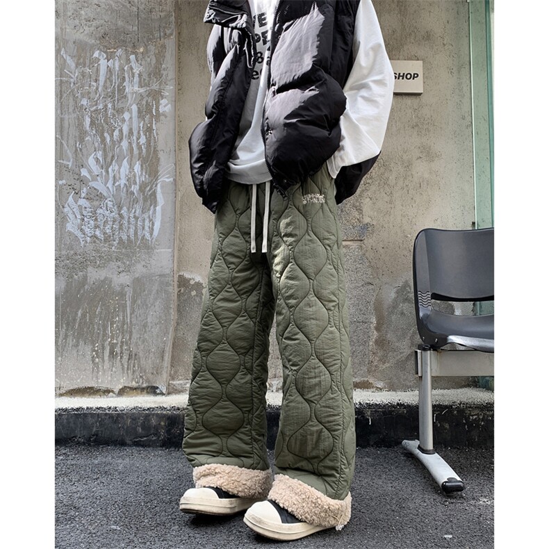 2024新款冬加厚防寒冲锋裤工装外穿棉裤青年现货K8225-P45，男装棉裤，星座512-3