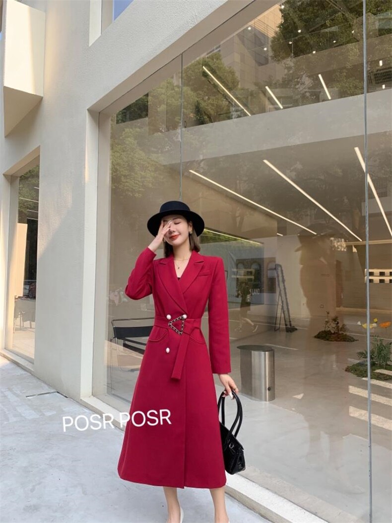 春款风衣外套，女装风衣，珀莎