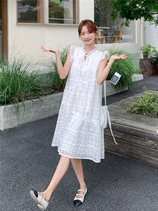 现货新款重工艺蕾丝女甜美减龄韩版送包包连衣裙A2602-P165-K258图片