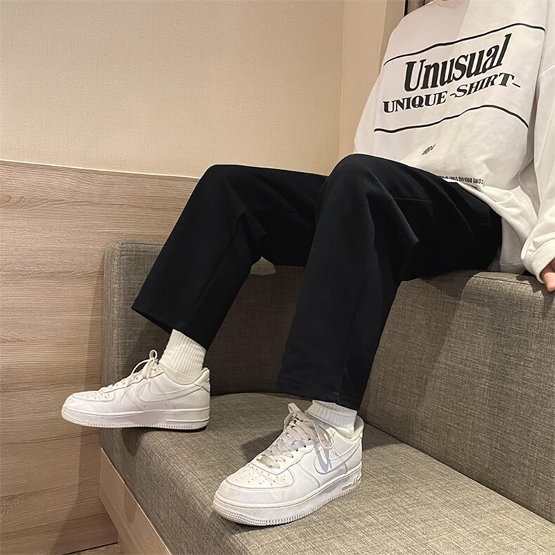 加绒加厚直筒休闲裤B342-K22-P30K22JRP40,男装卫衣,电商B342