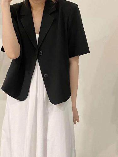 现货夏季薄款西装开衫，女装西装，青菜萝卜