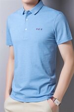 K111262021夏季新款T恤衫男翻领POLO衫短袖透气P51，男装T恤，电商B360