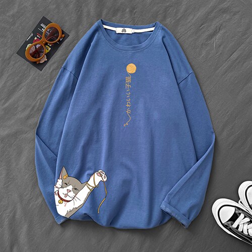 TX3013-P28 纯棉长袖t恤男大码圆领打底衫体恤上衣服图片