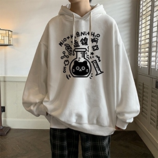 连帽卫衣男大码胖子帽衫大号运动服WY2421-P35，男装卫衣，电商A040