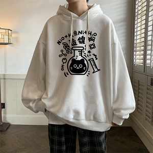 连帽卫衣男大码胖子帽衫大号运动服WY2421-P35图片