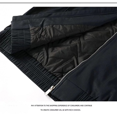 哈灵顿微阔巴恩风拼接翻领外套棉衣棉服夹克A329-JM3591-P145，男装夹克，电商A329
