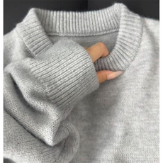 重磅秋冬男女纯色打底针织衫圆领套头半高领毛衣美式复古休闲上衣，男装T恤，电商A486