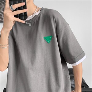 夏季新款男士短袖T恤港风时尚舒适百搭青春帅气潮牌TC3130-P30图片