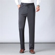 中年商务休闲男士西装裤2023春秋新款男装宽松直筒免烫长裤子，男装西裤，电商B212（原钱塘6029）