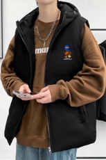新款秋冬棉衣马甲潮流宽松加厚保暖背心棉服男装MF07P68控98，男装棉衣，电商A086