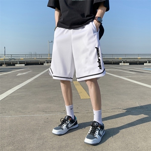 ！2023夏季新款男士冰丝短裤潮流印花五分裤DK308P30图片