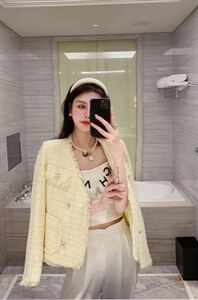 2022春款小香风外套图片