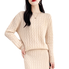 女士秋冬羊毛套裙羊毛，女装套装/套裙，蒙莲贝斯