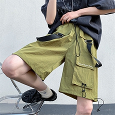 8XL-M特大码肌理感五分裤户外登山裤冲锋裤短裤男DK1502P49控68，男装休闲裤，电商D206-1