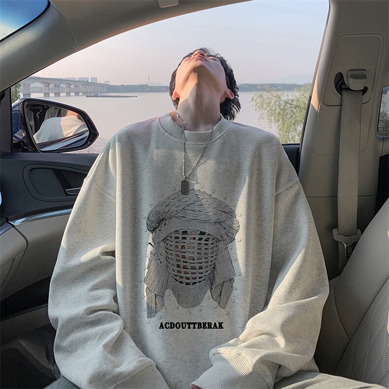 抖音得物供货可提供视频2024秋冬新款重磅美式卫衣DY5731,男装卫衣,电商A486