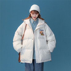 白鸭绒中性22冬季新款卡通动漫印花保暖连帽羽绒服YR178P195控258，男装羽绒服，A247A