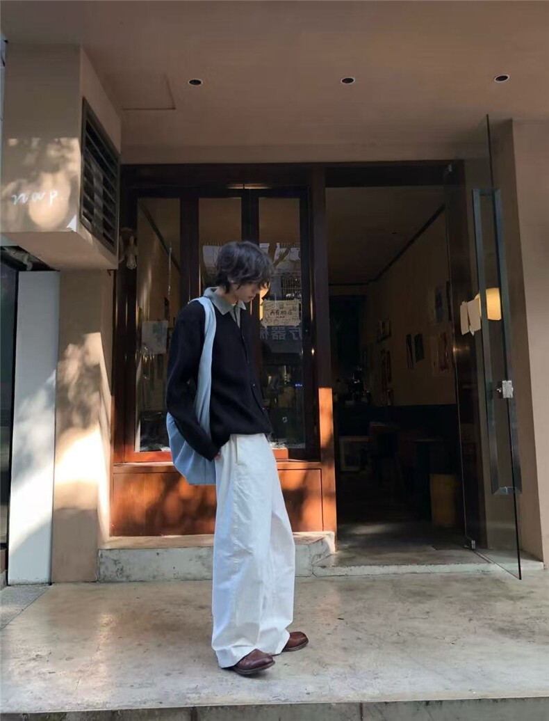 已下单冬季优雅假两件V领撞色拼接针织开衫毛衣外套~MY2571批68,男装针织衫/毛衣,星座1411A-6