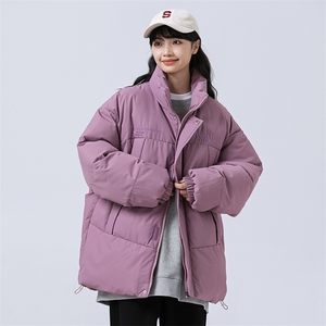 冬季新款港风立领棉衣潮流印花宽松港风情侣棉袄外套MY9301-P95图片