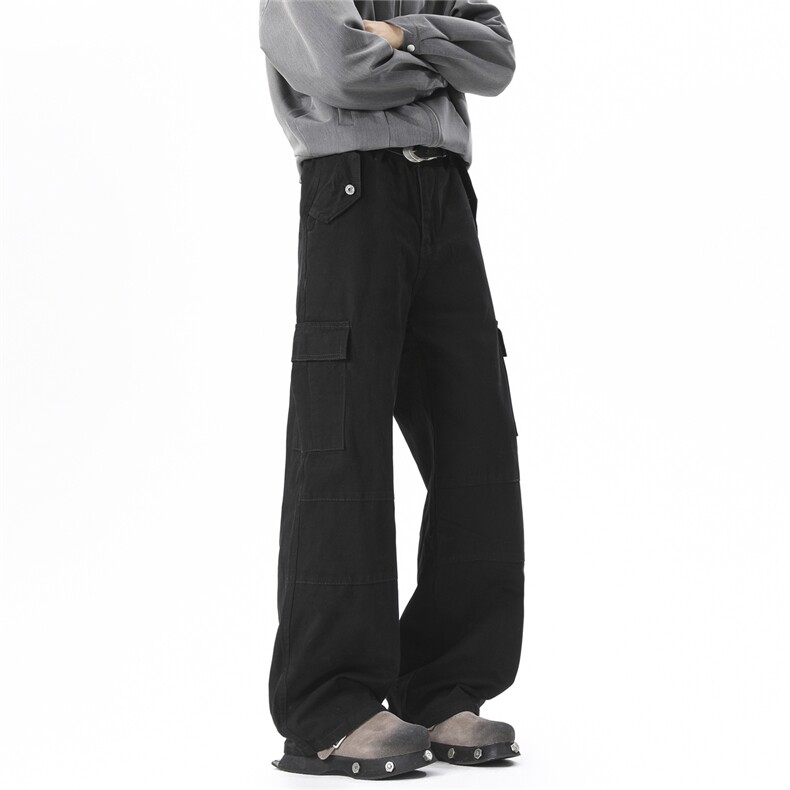 现货水洗宽松直筒休闲工装裤A337-S235-特P63控118，男装工装外套，电商A337