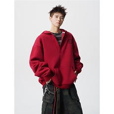 现货WY5535-P55特控98M-5XL高品质华棉刺绣连帽卫衣，男装卫衣，电商D232
