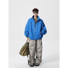 可二开机能防寒棉服M-5XL大码涤纶棉服男白底78176P138控198，男装棉衣，星座226-1