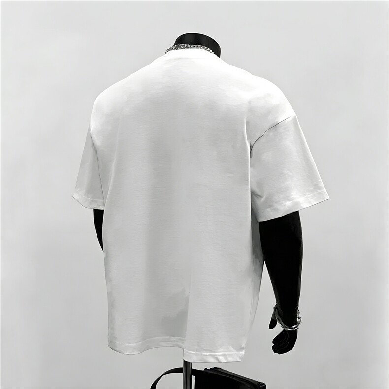 1506/QGT1780/P32纯棉短袖潮牌男装上衣服潮流百搭半袖男士体恤,男装T恤,星座1506